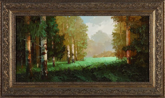 Быков Виктор Александрович. Край березового леса 
